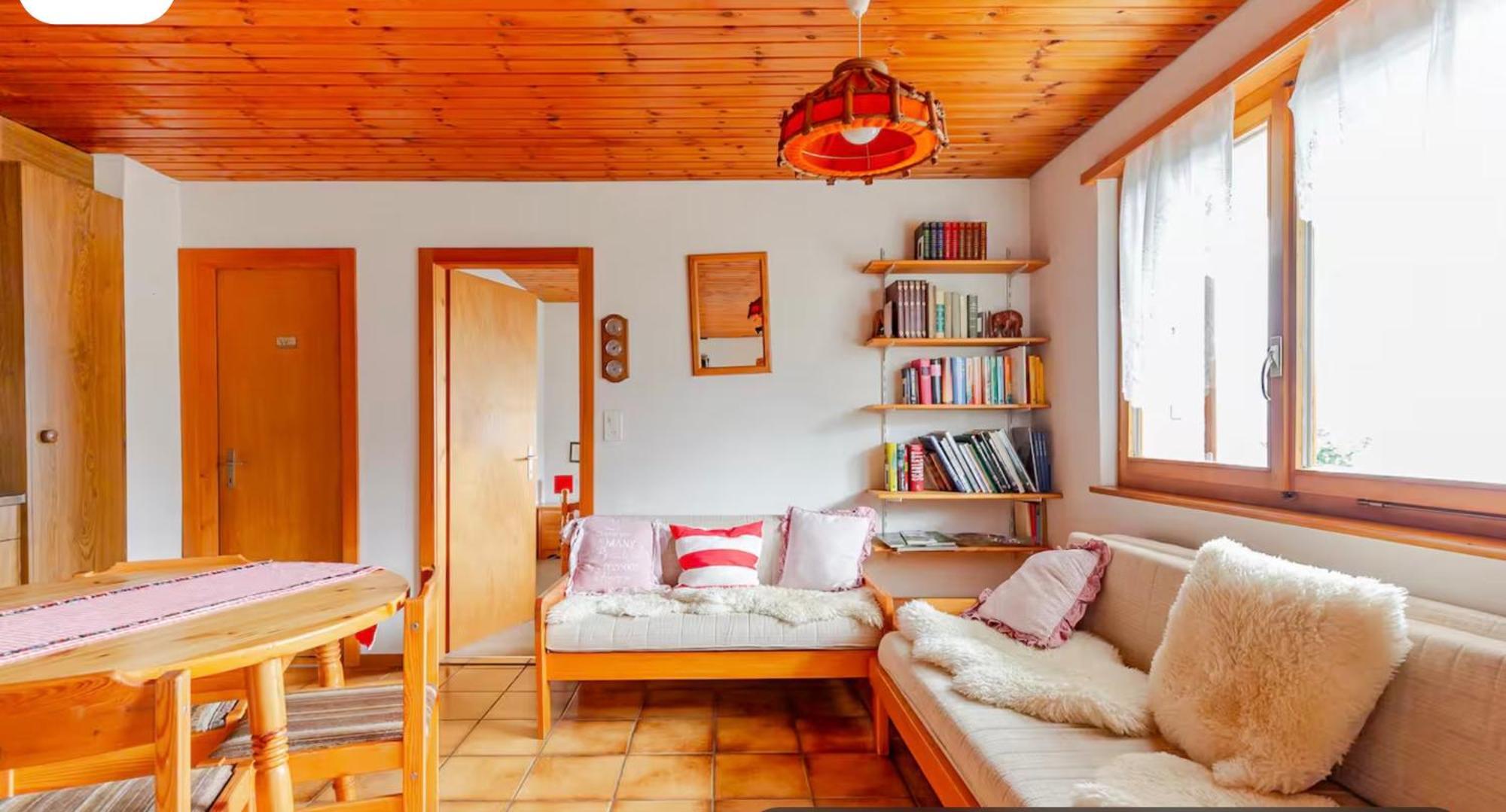 Gemuetliche Wohnung Mit Traumaussicht! Albinen Екстериор снимка